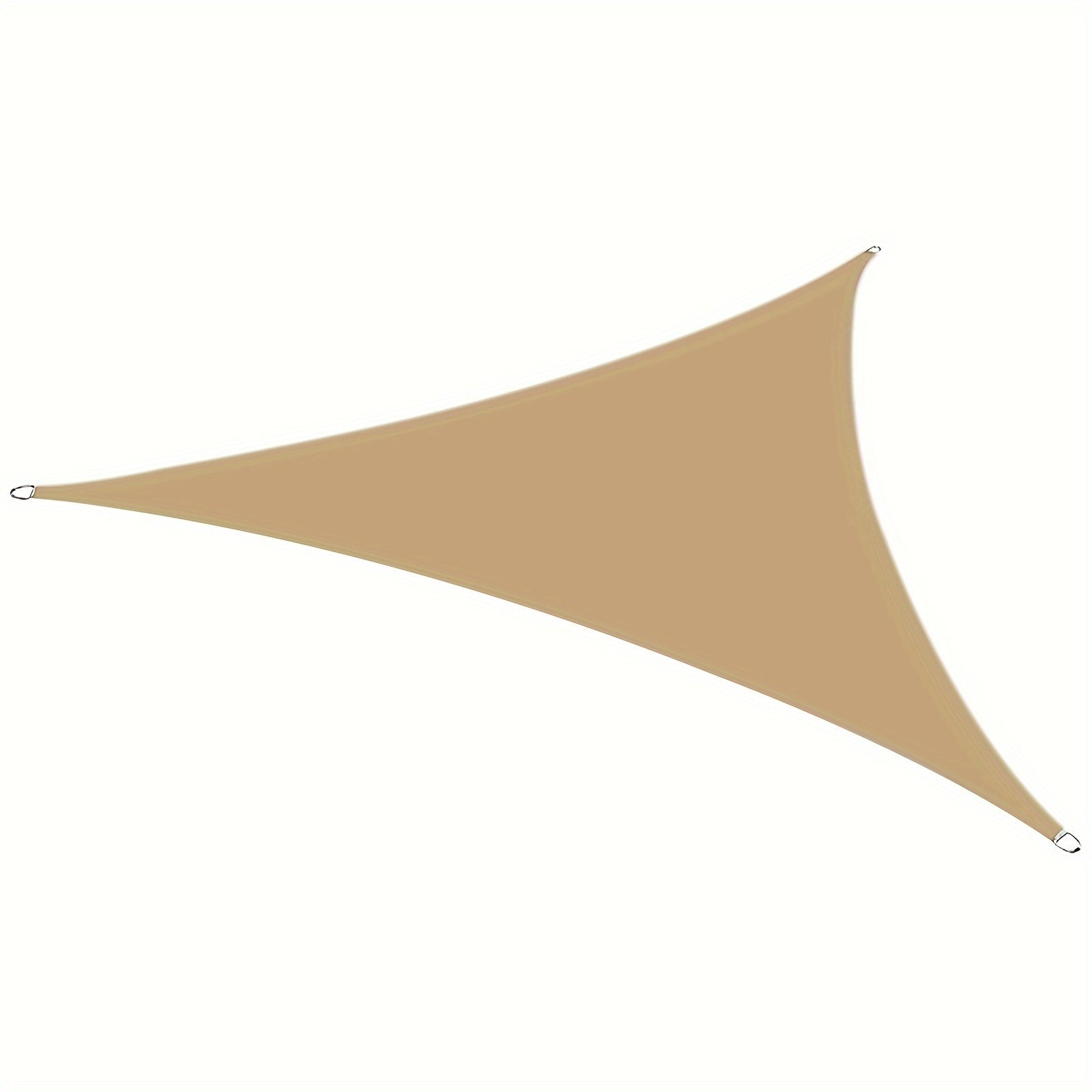 Triangle Shade Sail Canopy 98 UV Block 200GSM Polyester Outdoor Sun Shade for Patio Garden Yard Deck