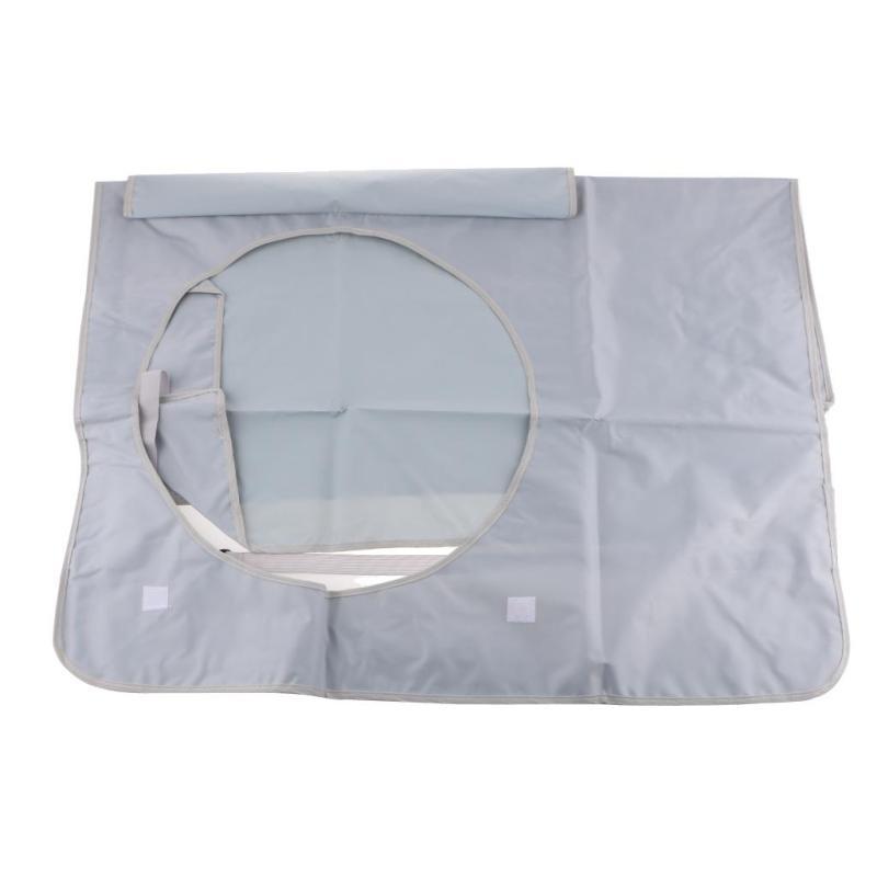 Outdoor Air Conditioner Cover 1P Size Weather-Resistant Dustproof Gray 74x54x26cm