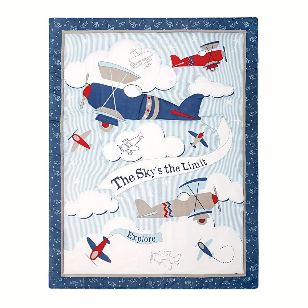 Manta de bebé para cuna 84x107cm de algodón suave para cama o cuna para niños y niñas