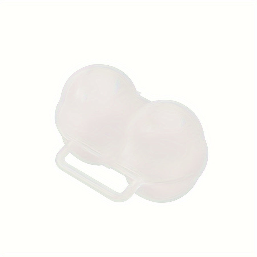 Egg Storage Container with 2 Compartments Fridge Safe Plastic Shockproof Organizer