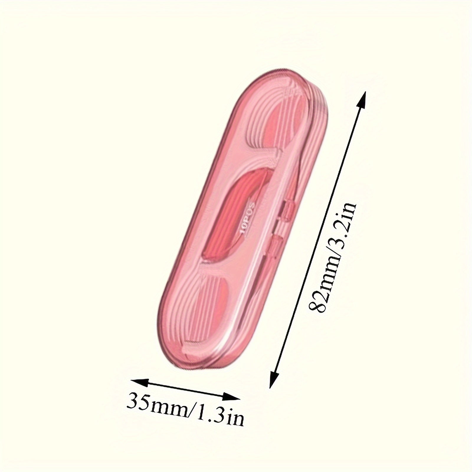 10 dona Floss Dispenser Pack Tish tozalovchi portativ gigienik anti-slid yashil