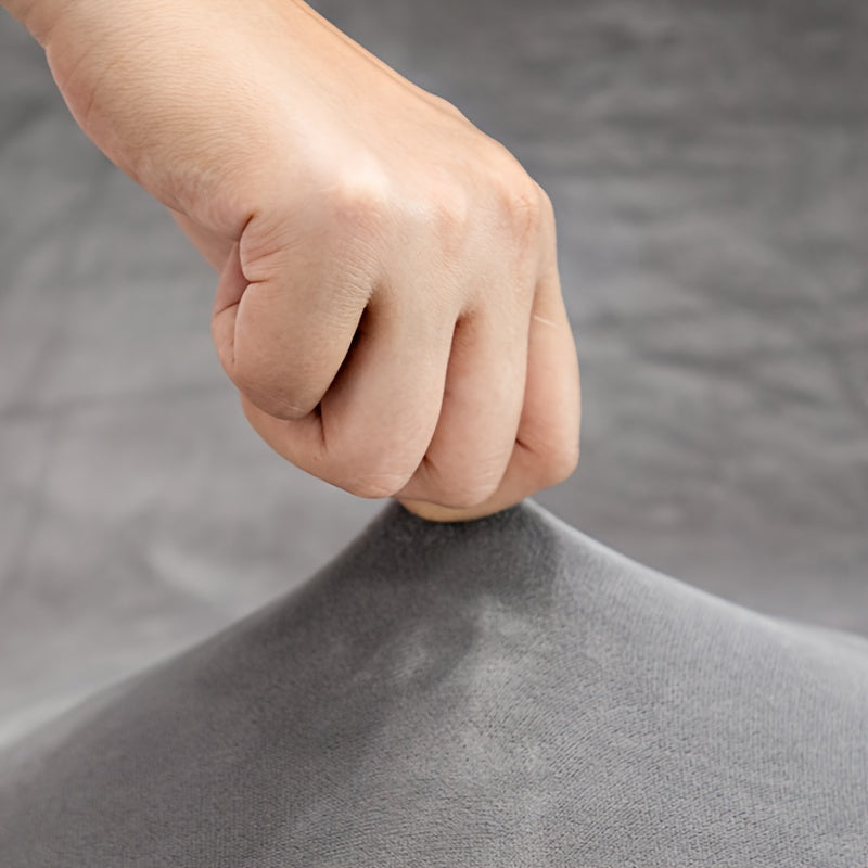 Velvet Stretch Chair Slipcover for Living Room Bedroom Office Home Decor