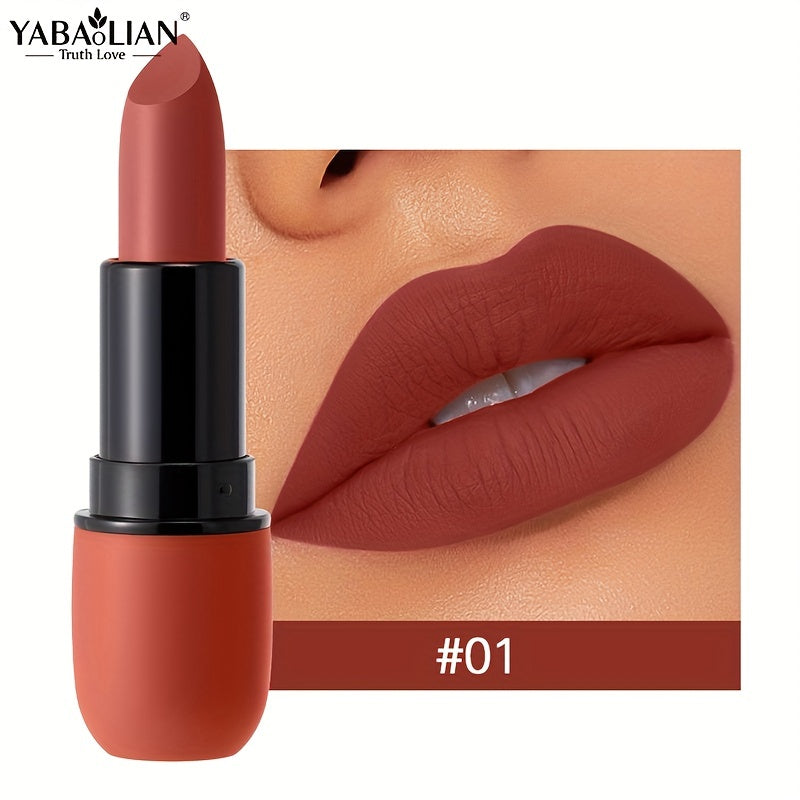 Women Matte Velvet Lipstick Set 6 Colors Waterproof Smudge-Proof Long-Lasting