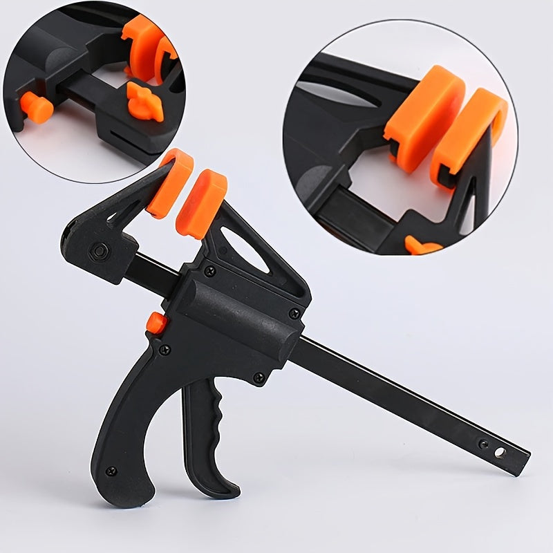 Woodworking Clamp F-Type Adjustable Ratchet Grip Heavy Duty 4 Inch Tool