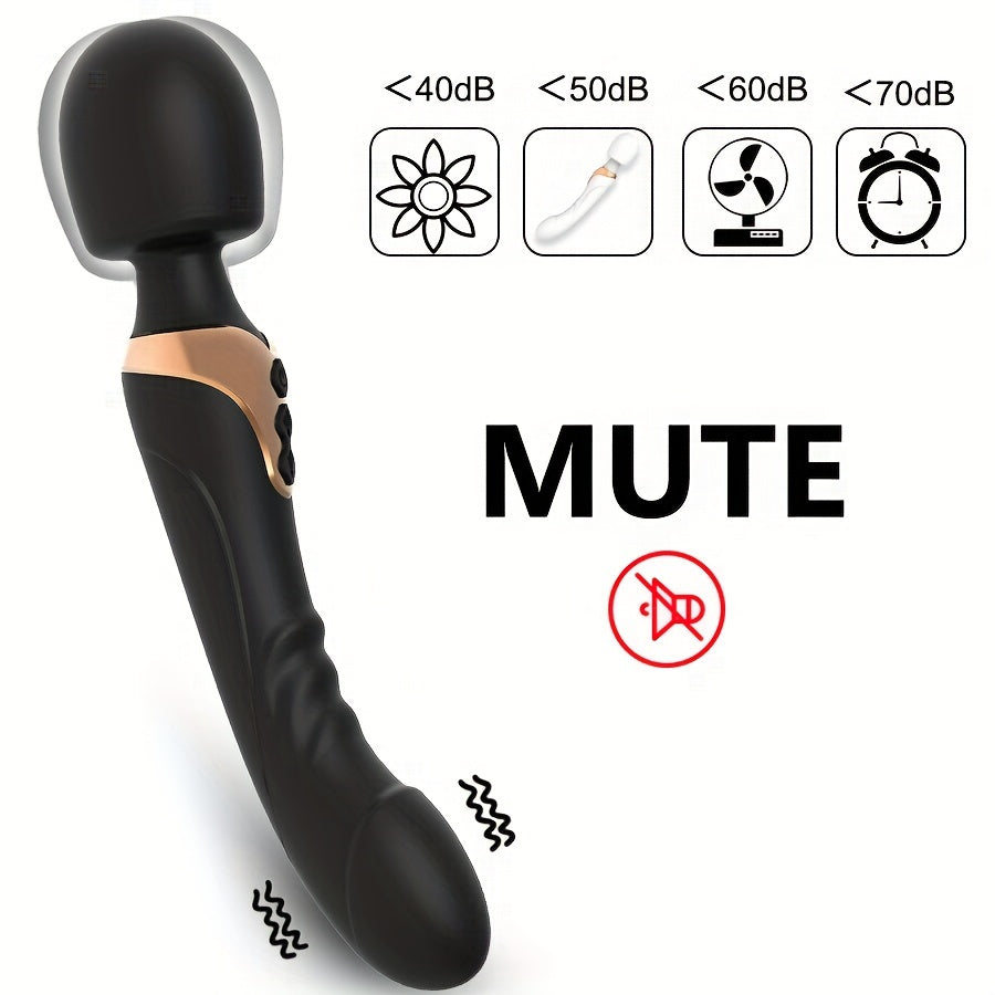 Ayollar uchun Silikonli Ikki Motorli Vibrator, 10 Ta Rejimli G-Spot Stimulyatori