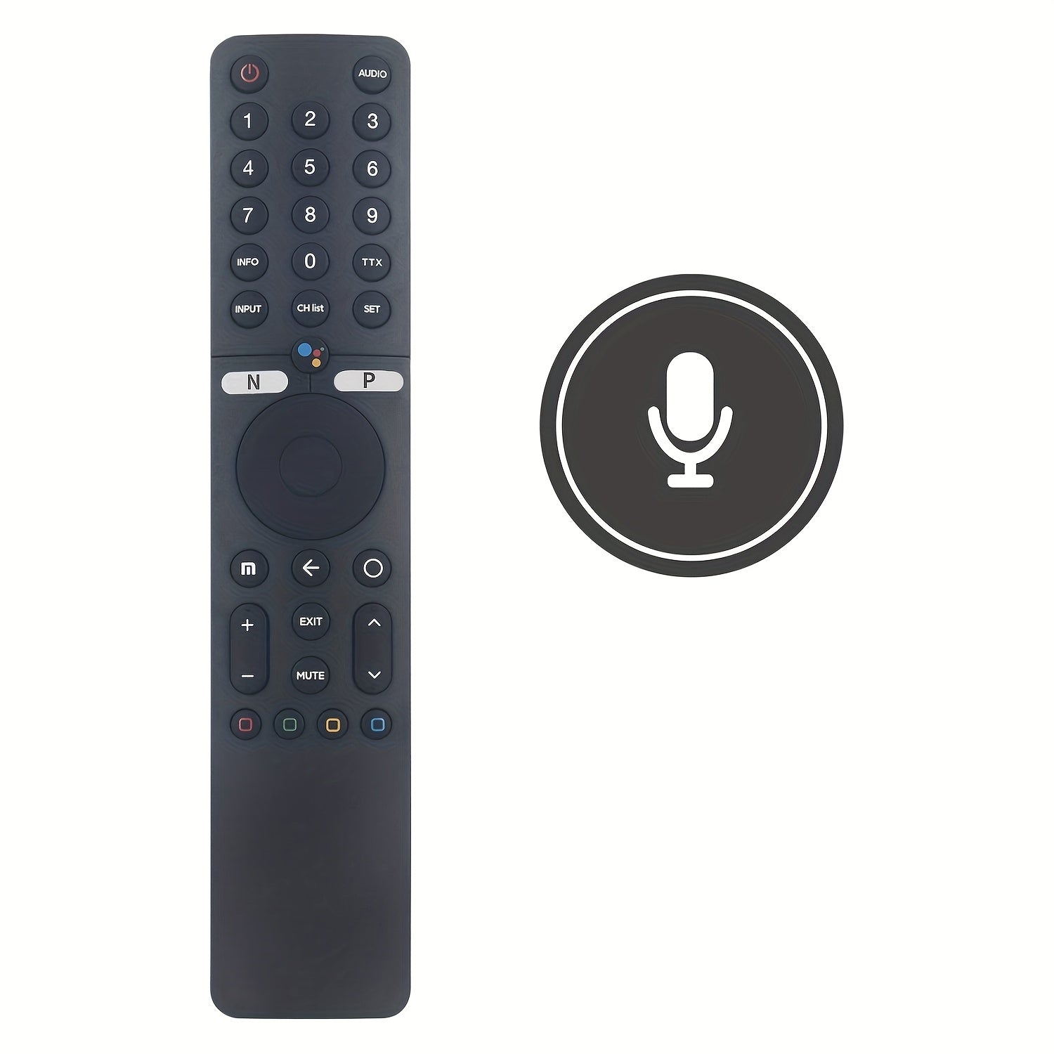 Plastic Remote Control for 4K UltraHD Smart TVs Compatible with L55M6-6AEU L50M6-6AEU L43M6-6AEU