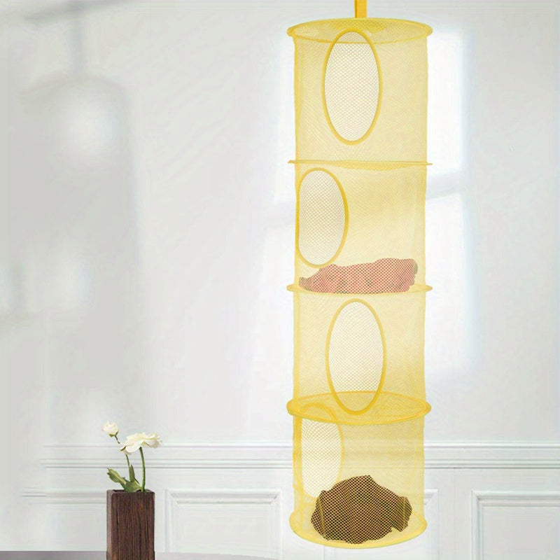 Foldable Storage Organizer for Toys Clothes Socks Towels in Gray Red Blue Yellow Black