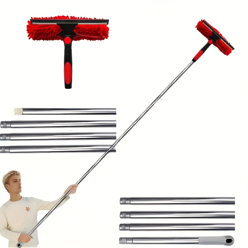 2-in-1 Шиша тозалагичи, 5 рангли вариантлар билан, юқори кўтарилган ва автоишлаш учун Chenier материал