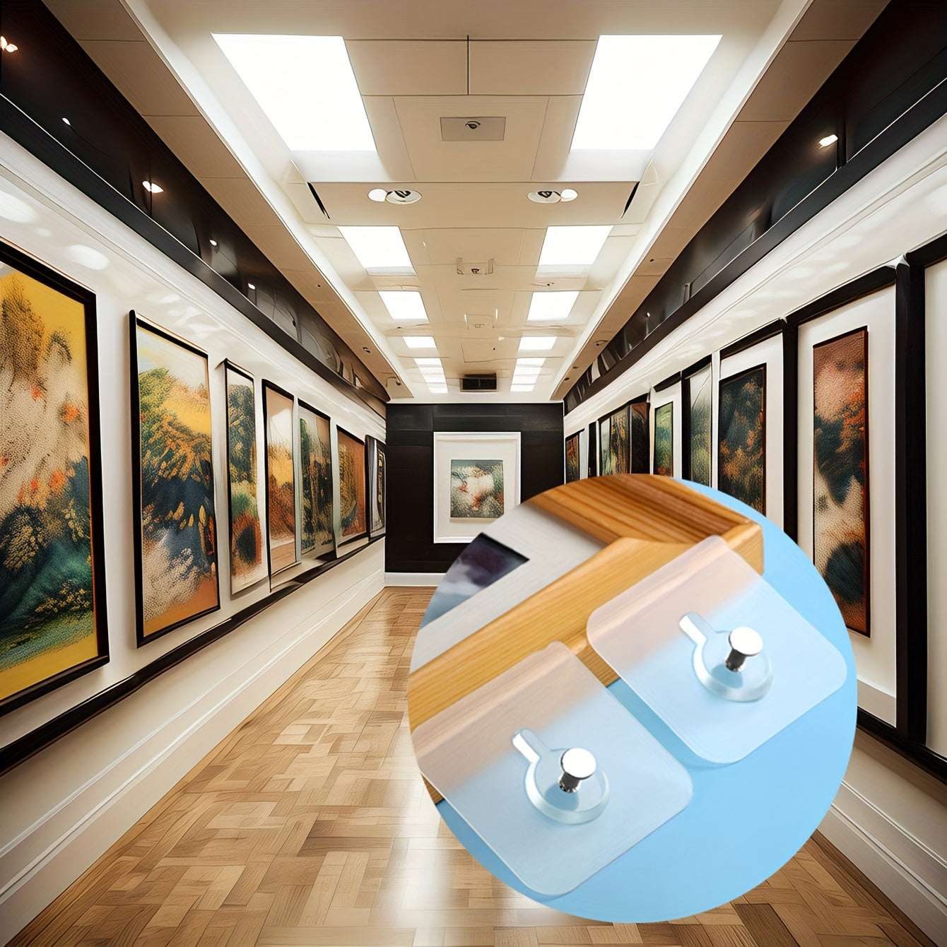 Durable Wall Hooks Set 10/20/40 Pcs Heavy Duty for Hanging Photos and Bathroom Storage