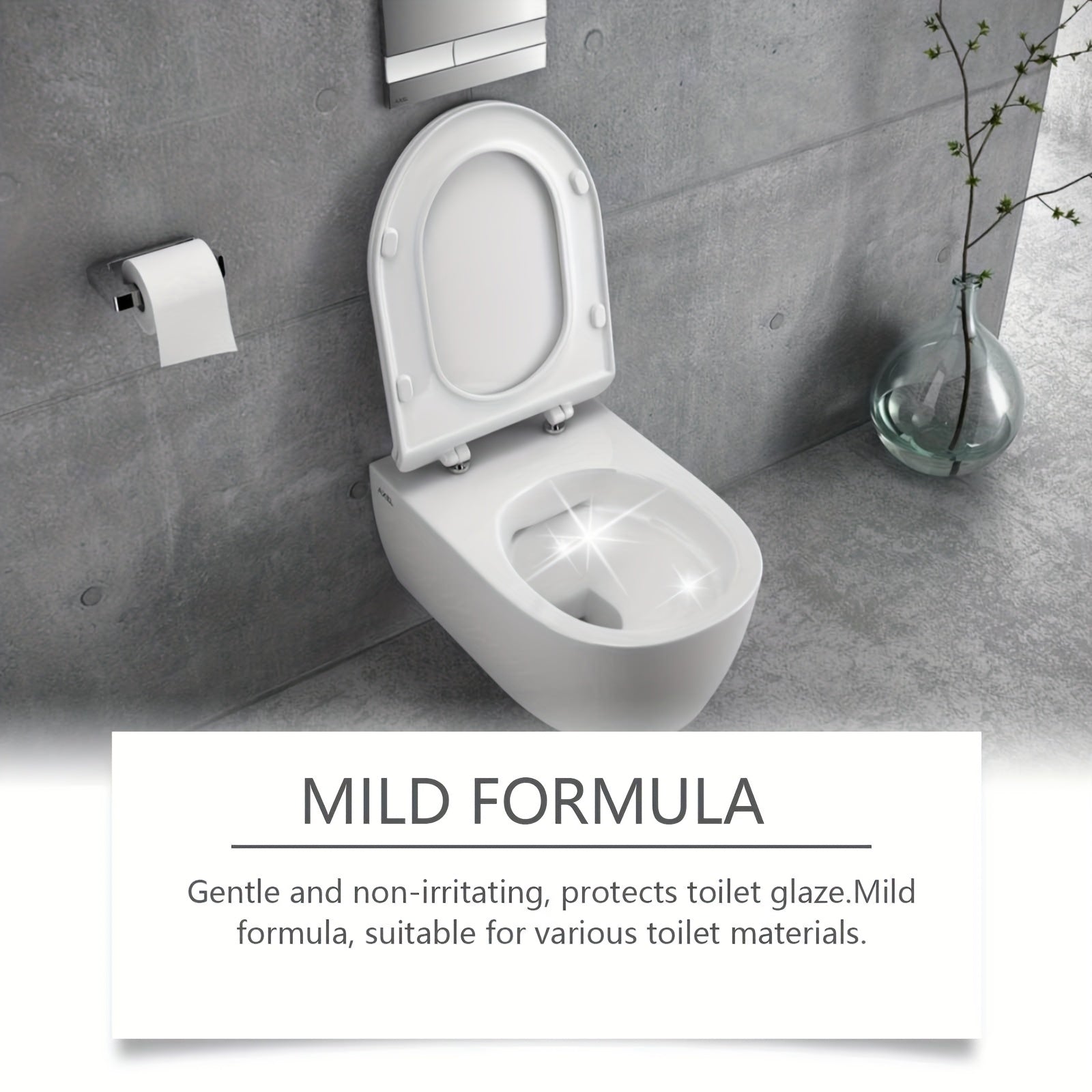 Effervescent Toilet Cleaning Tablets Odor Removal Stain Removal Plastic