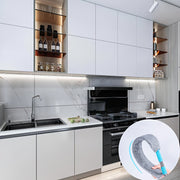 Uy tozalash uchun sozlanadigan uzunlikdagi ko'k tutqichli tortiladigan chang tozalagich