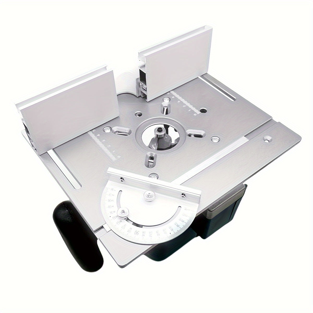 Aluminum Golden Inverted Plate for Woodworking Electric Milling Mortise and Groove Workbench