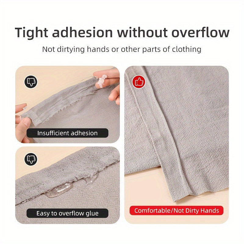 5м Белая водонепроницаемая двусторонняя лента для подгиба ткани без шитья, без утюга