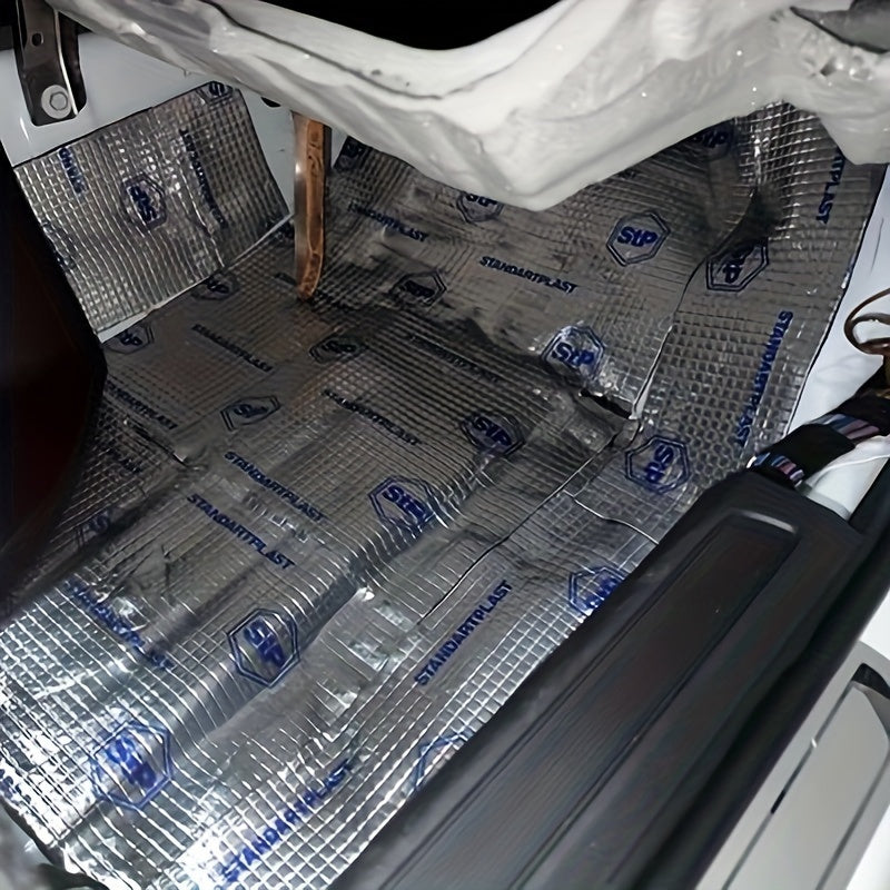Aislamiento universal para coches, papel de aluminio, insonorización y aislamiento térmico para vehículos