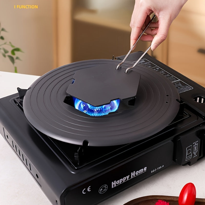 O'zgaruvchan olov bilan ajraladigan portativ qumushli gaz pechining issiqlik tarqatuvchisi