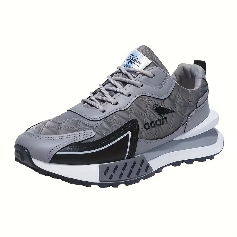 Erkaklar uchun barcha mavsumlarga mo'ljallangan moda krossovkalari, tasodifiy preppy sport uslubi, bir xil rang, pastki qismi, shoelace dizayni, mustahkam kauchuk taglik va nafas oladigan mato ichki qismi. Kundalik kiyish va yugurish uchun ideal.