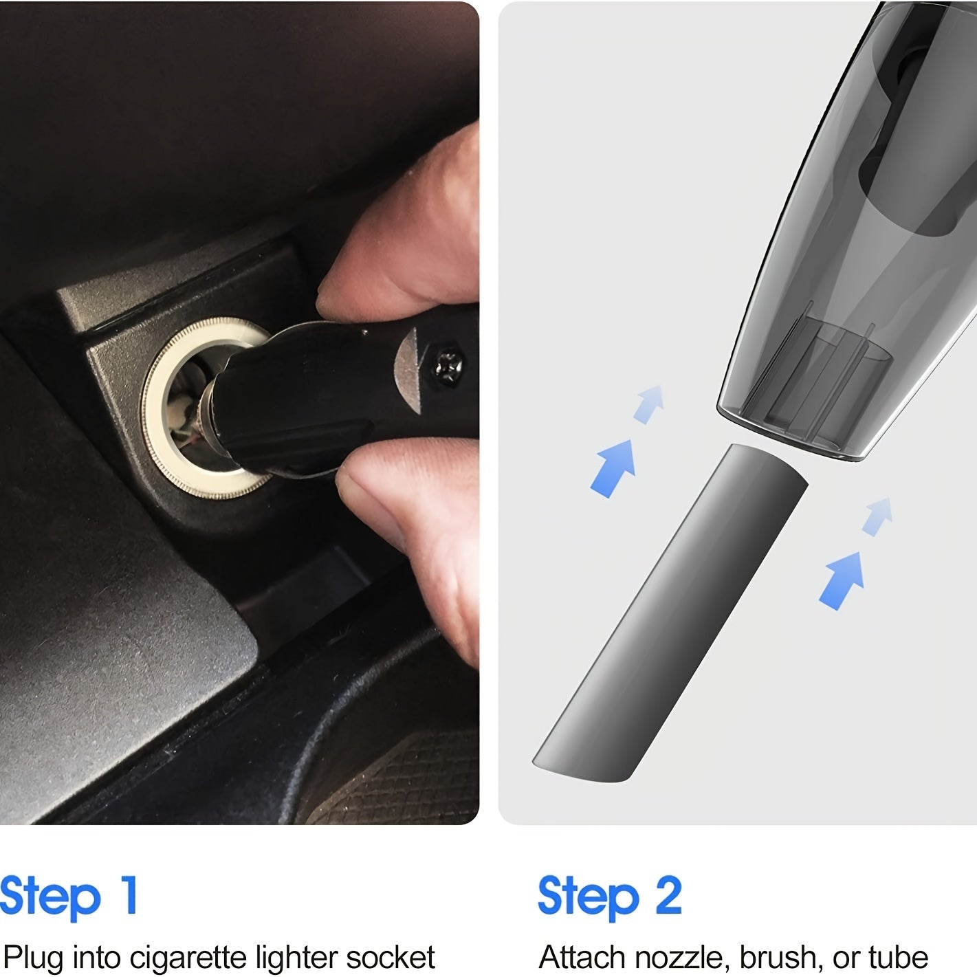 Ручной портативный автомобильный пылесос с мощной всасывающей силой 3000PA, пылевая буря