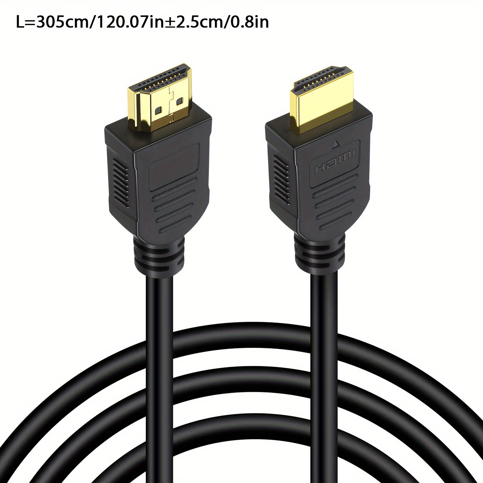High-Speed 4K HDMI Cable with Ethernet 18Gbps Support for HDTV, Monitor, Laptop, Gaming