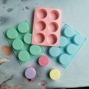 6 Cavity Silicone Mold for Candles, Chocolates, Desserts, Ice Cubes, Soap, and More