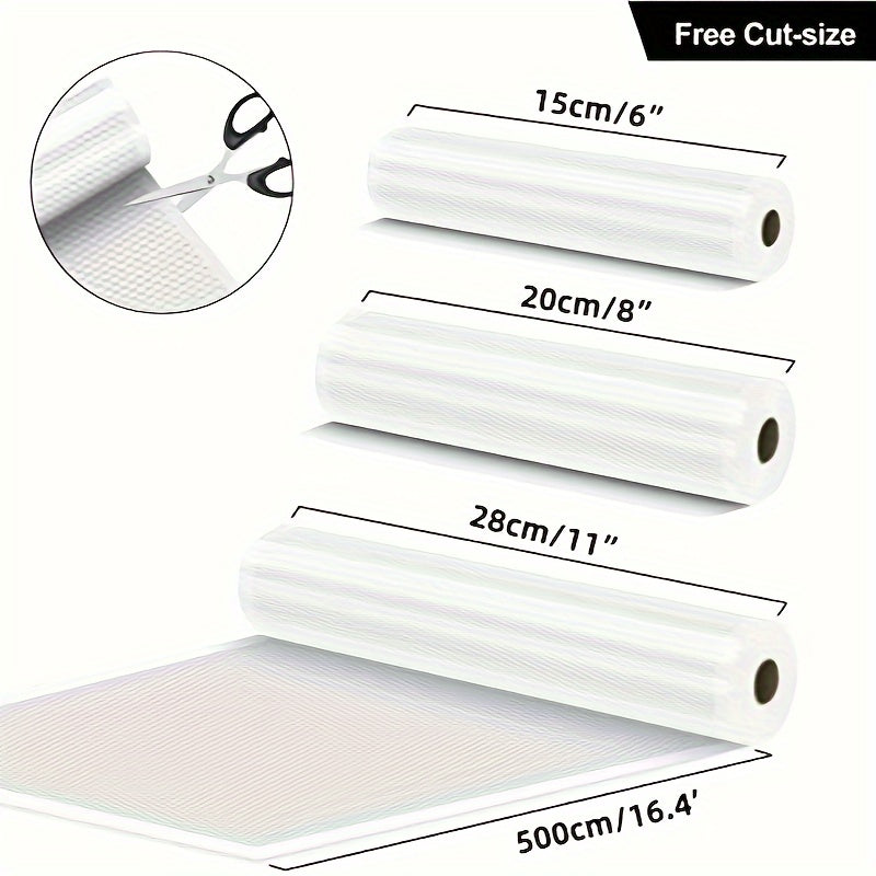 6-to'plam vakuum bilan yopilgan sumka rulolari 15.24cm x 20', 20.32cm x 20', 27.94cm x 20' oziq-ovqatni saqlash uchun