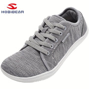 Unisex yalang'och oyoq minimalistik poyabzal yengil moslashuvchan krossovkalar keng barmoq qutisi