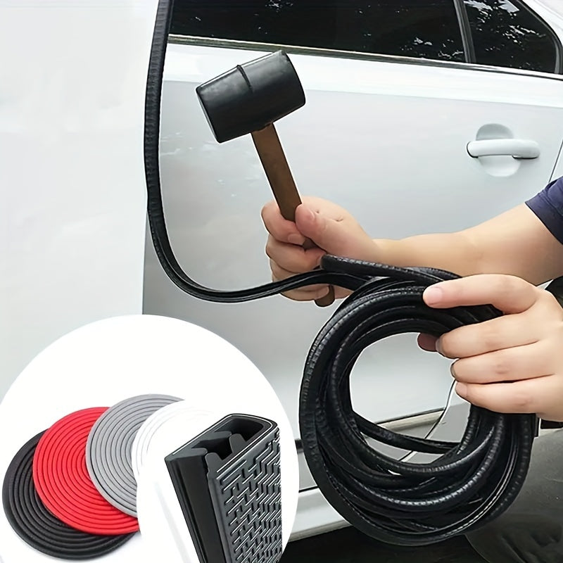 Universal Car Door Edge Protector Rubber U-Shaped Anti-Scratch Seal Strip