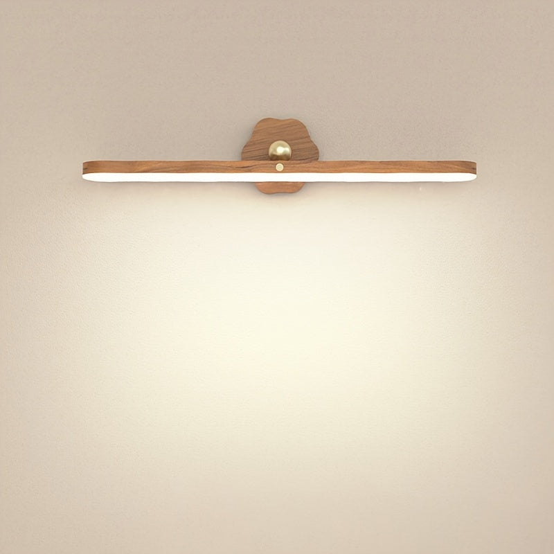 LED Wall Light with Adjustable 360° Rotation Touch Control USB Charging Magnetic Wall Mount for Makeup