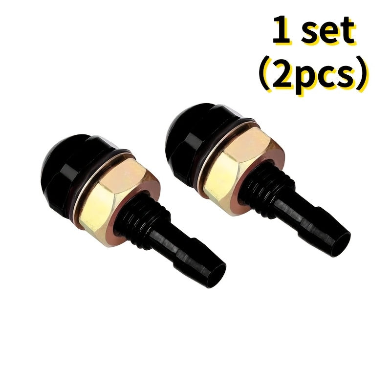 2pcs Aluminum Alloy Wiper Spray Nozzle Car Windshield Washer Nozzles Kit