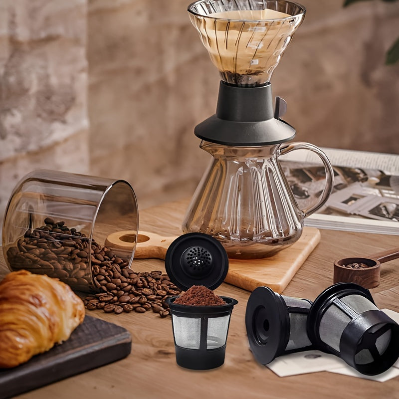 2 Pieces Reusable BPA Free Purple Coffee Filter Cups Set