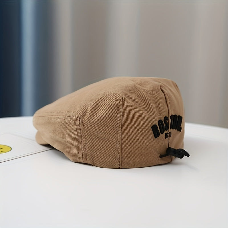 Kids Unisex Sun Protection Beret Hat for Toddlers 1-3 Years Polyester Adjustable