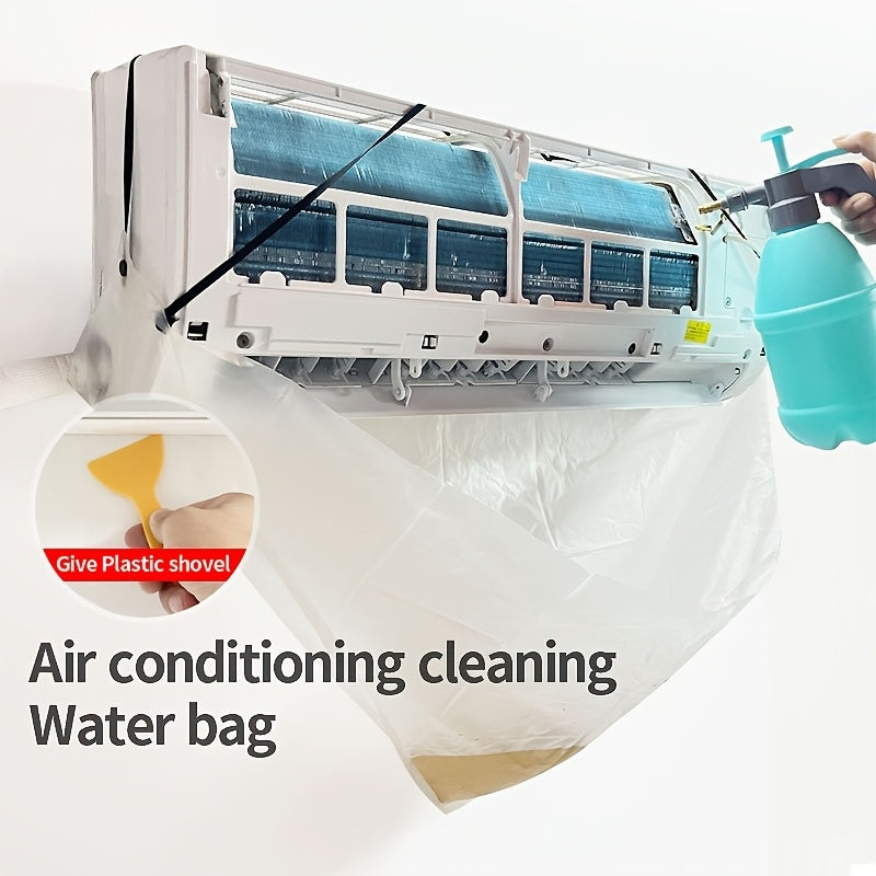 Universal Fit Air Conditioner Cleaning Cover PVC Water Bag No Electricity