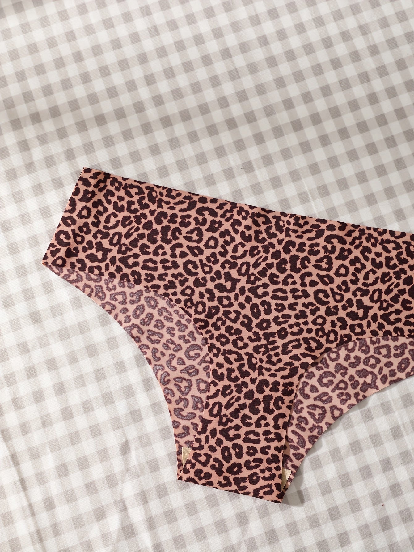 Women's Seamless Triangle Panties 5-Pack Mid Rise Solid Color Cotton Gusset