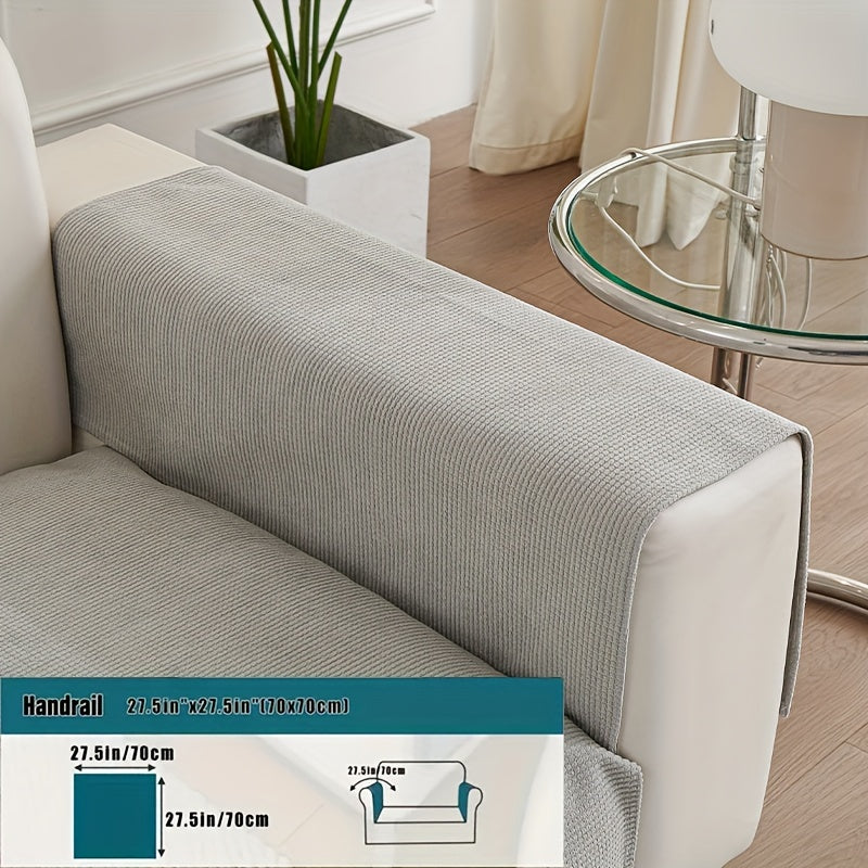 Water-Resistant Non-Slip Velvet Sofa Cover for Armchairs, Loveseats, and Sectionals