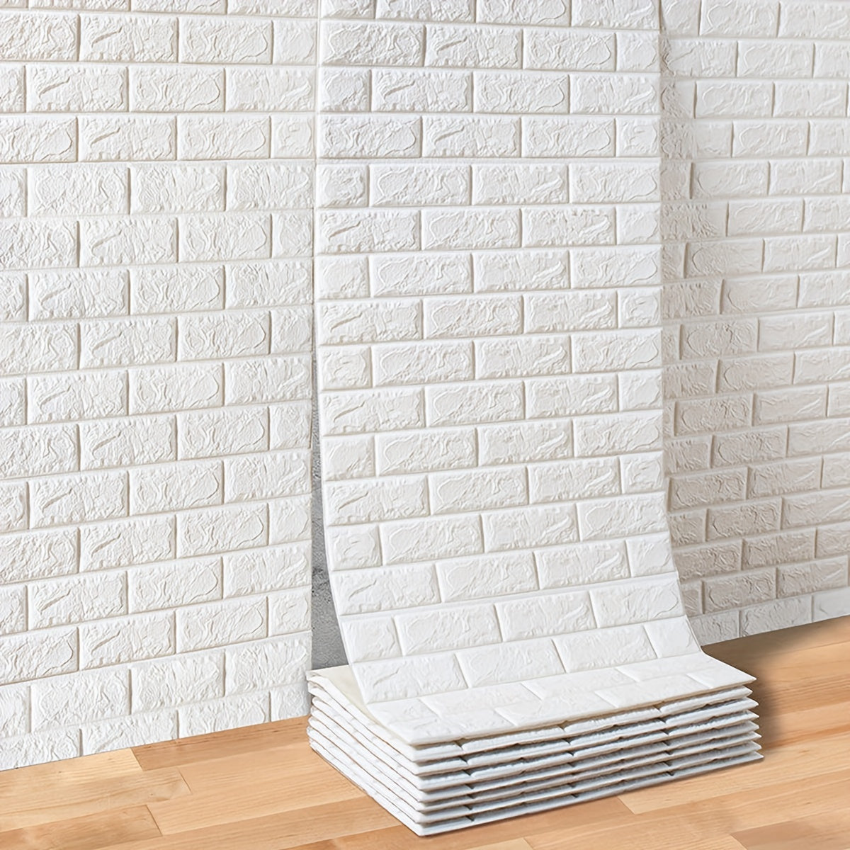 5.0m x 70cm Self-Adhesive Waterproof Brick Wallpaper Matte Finish for Kitchen Living Bathroom Decor