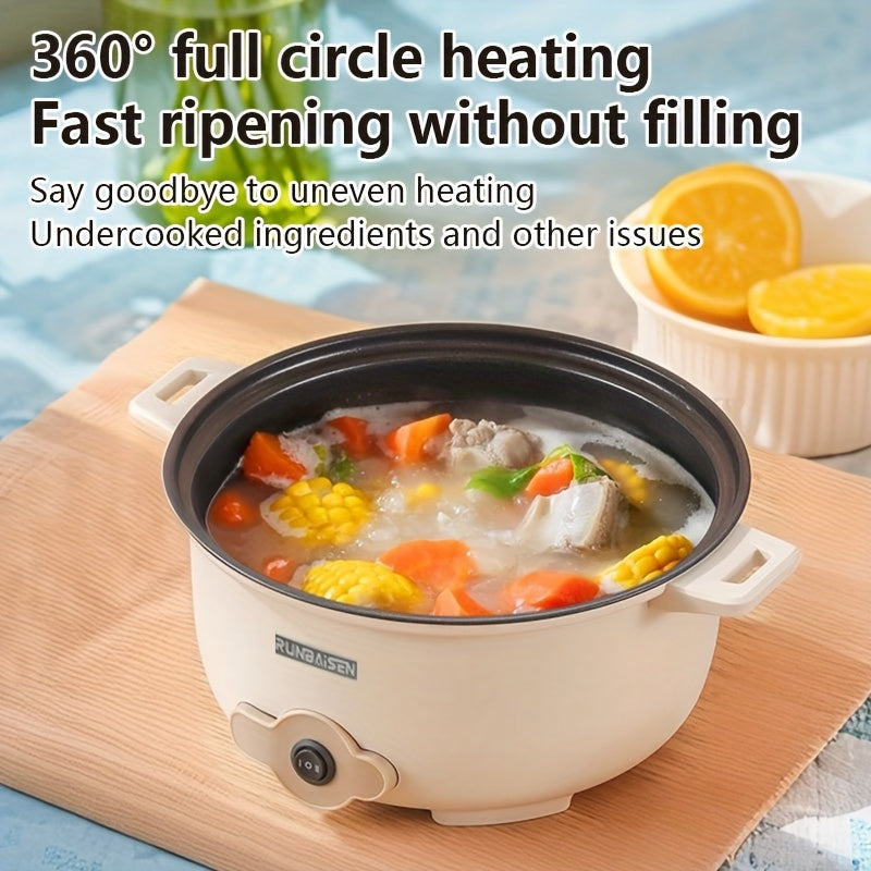 Electric Cooking Pot 1-Pack Non-Stick 220V Household Multi-Functional Kitchen