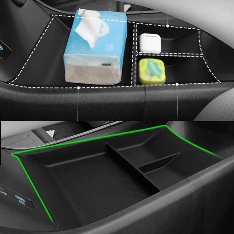 Center Console Storage Organizer Durable Plastic Car Interior Tray for Hyundai Han 2025