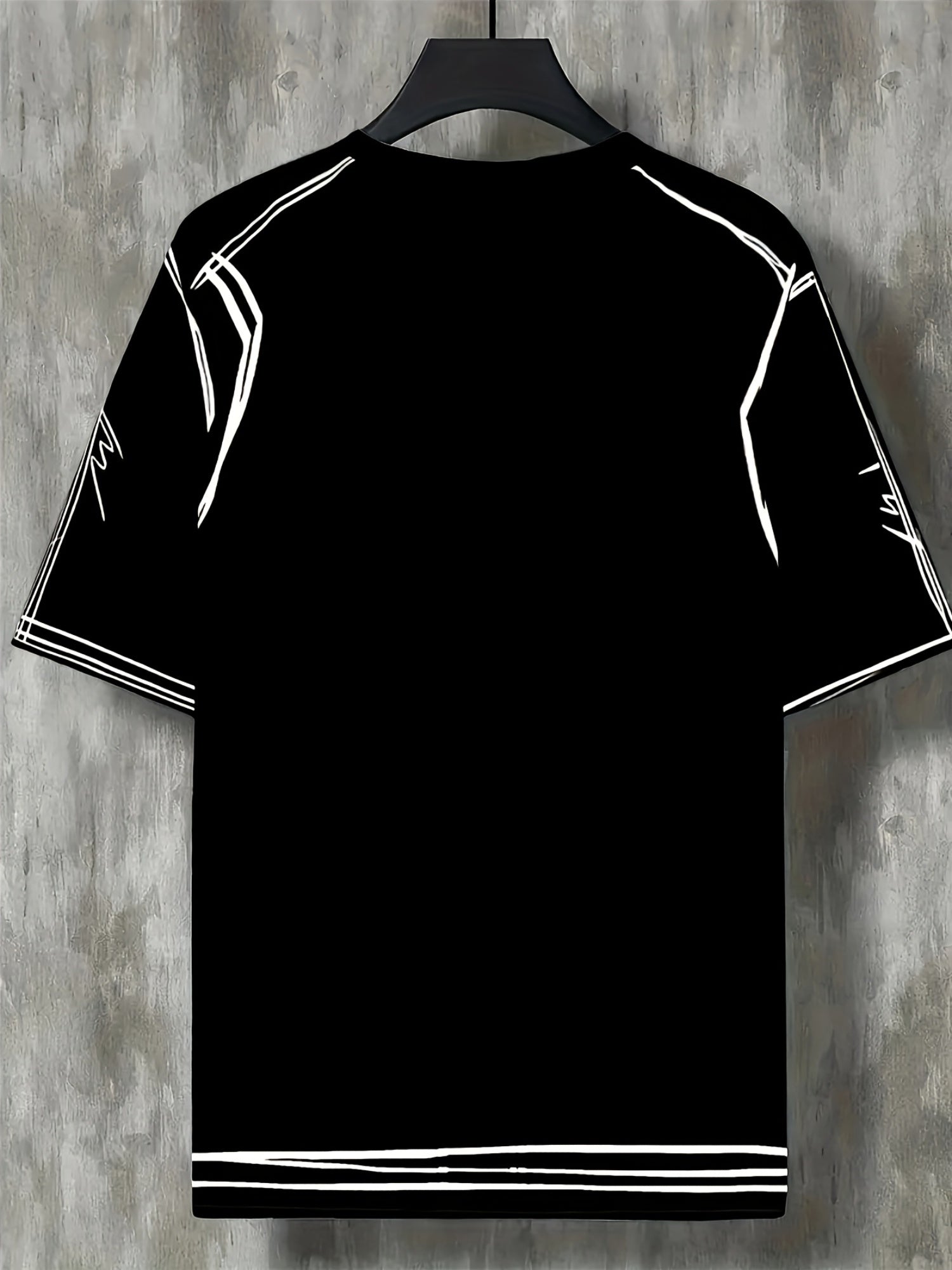 Erkaklar uchun original qo'lda chizilgan Harajuku futbolkasi, qiziqarli yozgi dizayn bilan. Polyester to'qima matodan tayyorlangan, issiqlik o'tkazish bosma bilan. Tasodifiy dam olish kunlari kiyish uchun mukammal.