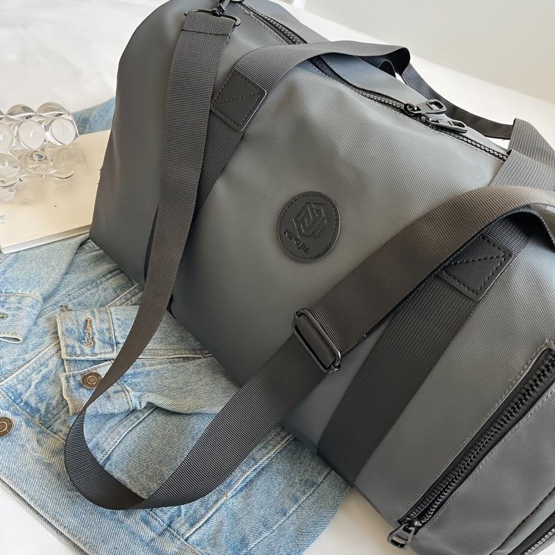 Erkaklar uchun mikrofibra charm to'plami, katta sig'imi bilan kundalik ishga borish uchun mukammal.