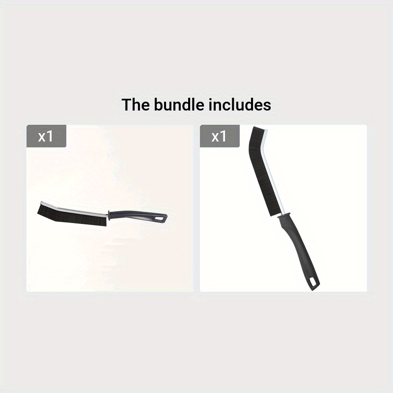 Многофункциональный инструмент для уборки дома: 1 шт. щетка с жесткой щетиной для чистки щелей в ванной, углов туалетной и кухонной плитки, а также оконных швов.