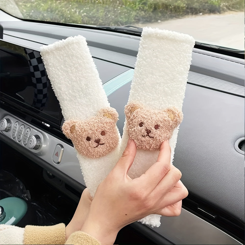 Car Accessories Seat Belt Shoulder Cover Winter Neck Protector Festive Gift for Christmas Halloween Thanksgiving