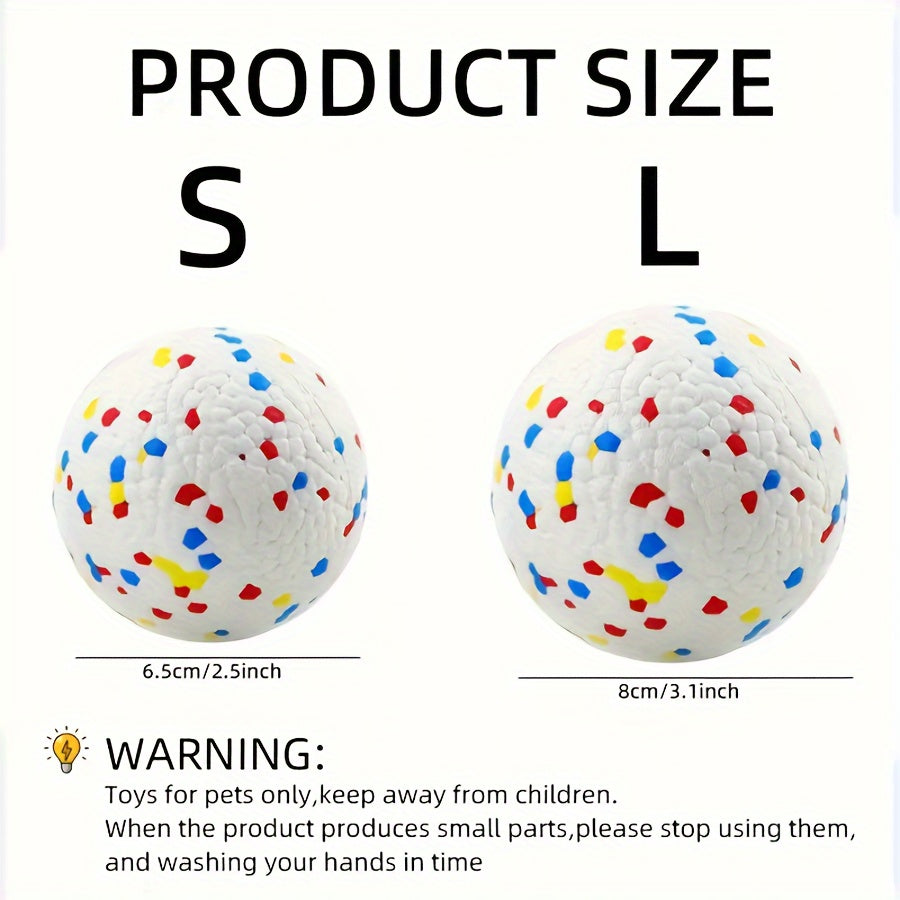 Durable Elastic TPR Dog Toy Ball for Chewing and Interactive Play Indoor Outdoor