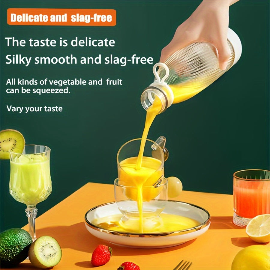 Portable Electric Fruit Juicer Blender 500ML Wireless USB Rechargeable Personal Smoothie Shake Cup