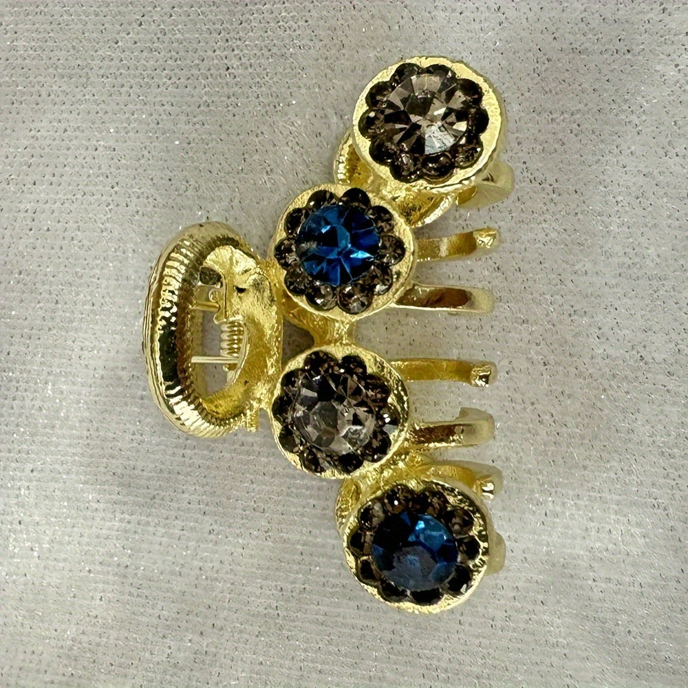 Stylish Crystal Hair Clip Alloy Rhinestone for Women and Girls