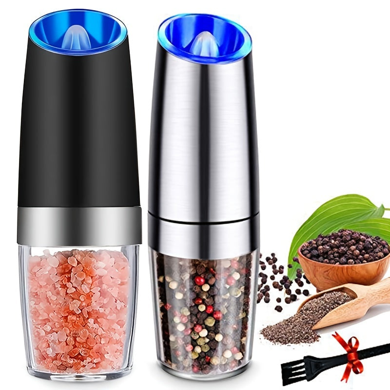 Electric Pepper Grinder with Adjustable Settings, Spice and Coriander Mill for Kitchen