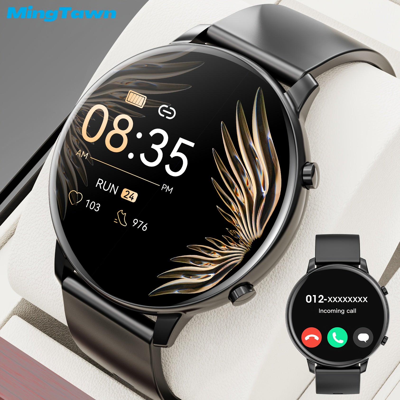 Smartwatch for Women Men 1.39 Inch HD Display 100+ Sports Modes Waterproof IP67