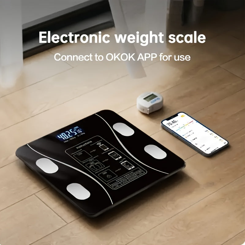 Wireless Smart Weight Scale Battery Powered for Home Office Use