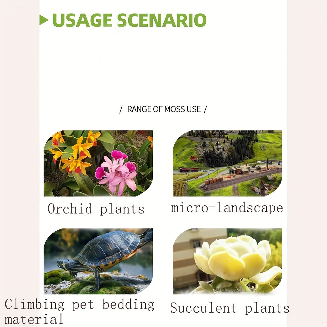 12.0 L Sphagnum Moss for Plants Pets Micro Landscapes Fish Tanks Orchids