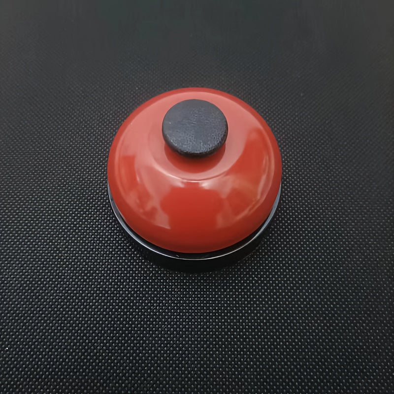 Colorful Metal Hand-Press Dog and Cat Training Bell with Red Yellow Green Bells