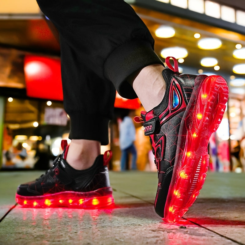 Children's LED Light-Up Shoes for Boys and Girls All-Season Breathable Durable