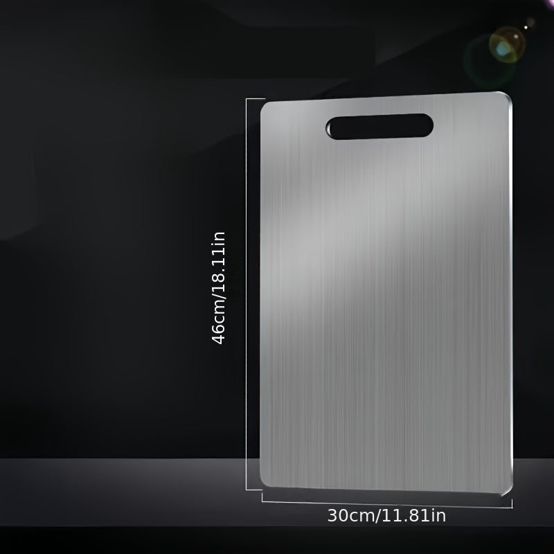 Доска для нарезки из нержавеющей стали 304, двухсторонняя, утолщенная, для кухни и ресторана